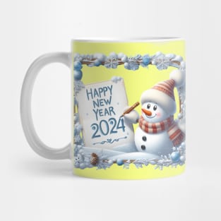 Frosty's Holiday Magic: Celebrate Christmas and Ring in the New Year with Whimsical Designs! Mug